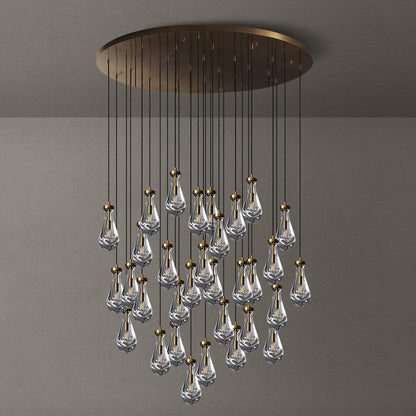 Seaward Raindrop Modern Exquisite Glass round chandelier 18"/36"/47"/60"