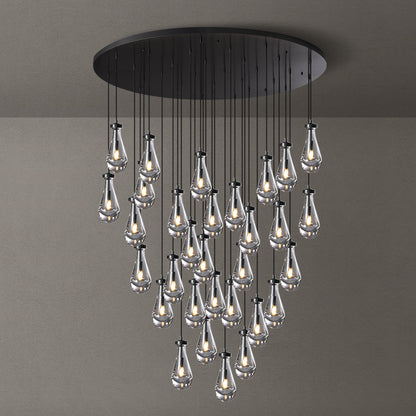 Seaward Raindrop Modern Exquisite Glass round chandelier 18"/36"/47"/60"