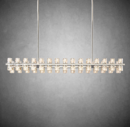 Wine-glass Rectangular Chandelier 54" 72"