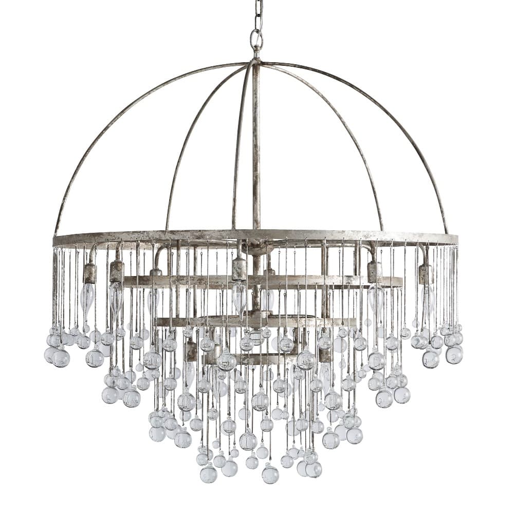 Aubrey Crystal Ball 4 Tier Chandelier