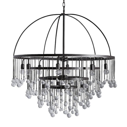 Aubrey Crystal Ball 4 Tier Chandelier