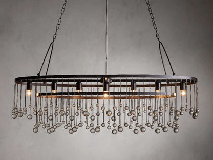 Aubry 7 Light Oval Chandelier