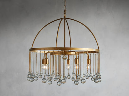 Aubrey Crystal Ball 2 Tier Chandelier