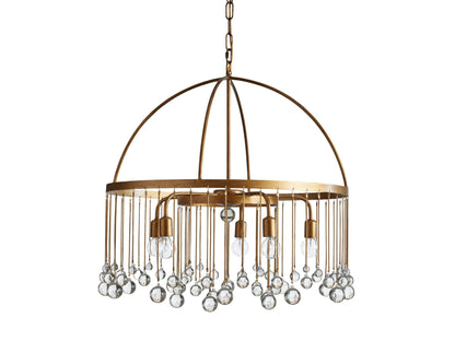 Aubrey Crystal Ball 2 Tier Chandelier