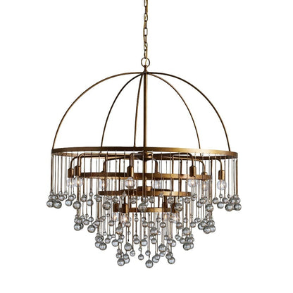 Aubrey Crystal Ball 4 Tier Chandelier