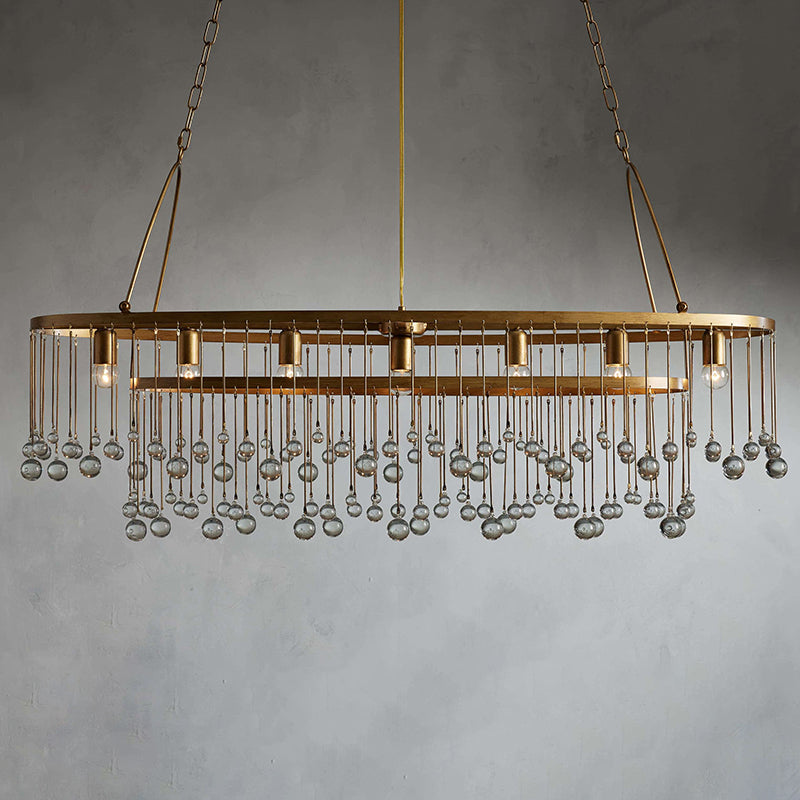 Aubry 7 Light Oval Chandelier