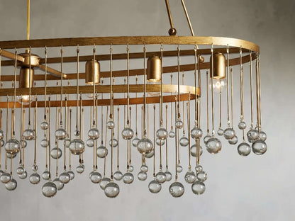 Aubry 7 Light Oval Chandelier