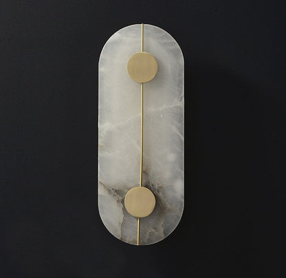 Deniselamp® Creative Marble Wall Lamp in Chinese Style for Living Room, Bedroom image | luxury lighting | marble wall lamps