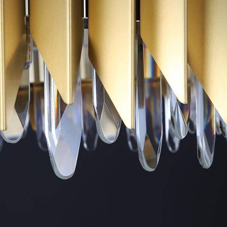 Denise Bobon Flavian Halo Crystal Chandelier