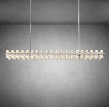 Aeabally Wine-glass Linear Chandelier 72"