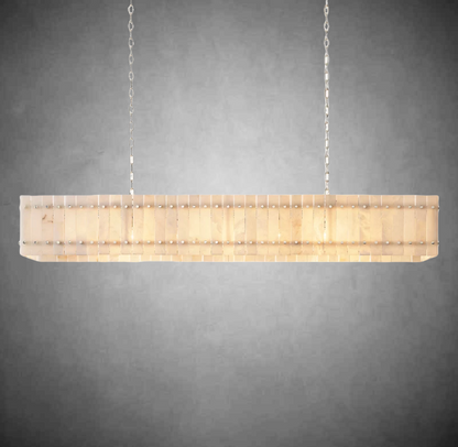 Marcus Alabaster Linear Chandelier