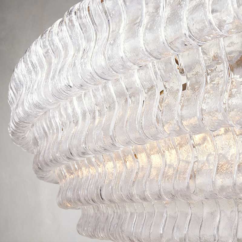 Denise Ghiaccio Oval Chandelier