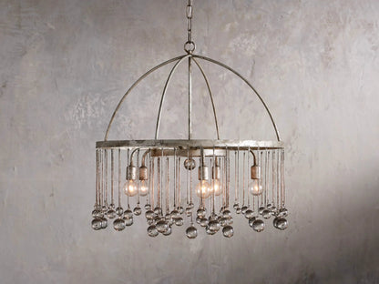 Aubrey Crystal Ball 2 Tier Chandelier