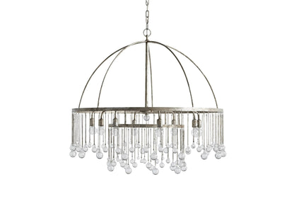 Aubrey Crystal Ball 2 Tier Chandelier