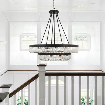 Alice 2-Tier 26 Light Chandelier 42”