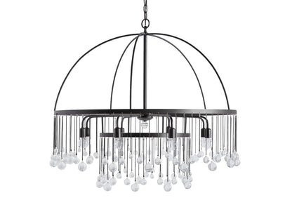 Aubrey Crystal Ball 2 Tier Chandelier