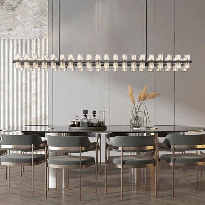Aeabally Wine-glass Linear Chandelier 72"