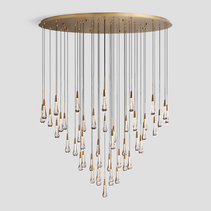 Soltaire Round Chandelier 17'' 24'' 36'' 40'' 58''D