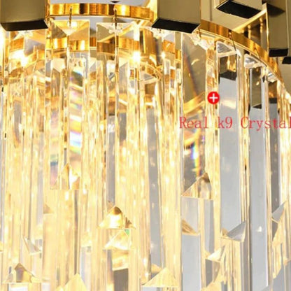 Denise Bobon Antoine Crystal Round Chandelier