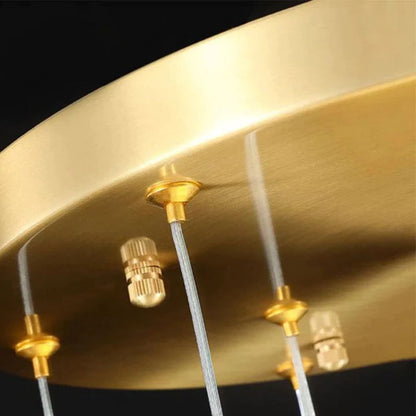 Denise Prism Crystal Staircase Chandelier