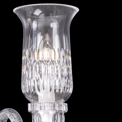 Elegance Crystal Cup Crysara Wall Sconce
