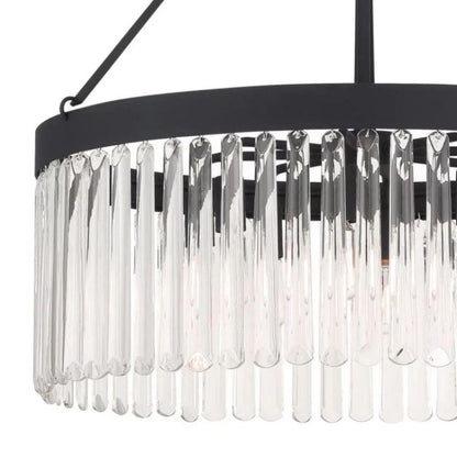 Grent Crystal Waterfall Round Chandelier - jchandelier