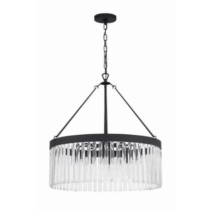 Grent Crystal Waterfall Round Chandelier - jchandelier
