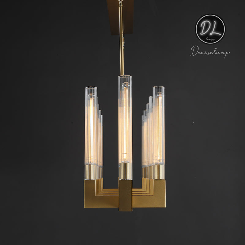 Elegance Modern Gorgeous Flow Stripe Linear Chandelier 55"/ 67"/ 72"