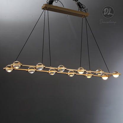 Nimbus- Splendid Star Design Rectangular Chandelier 54"/72"