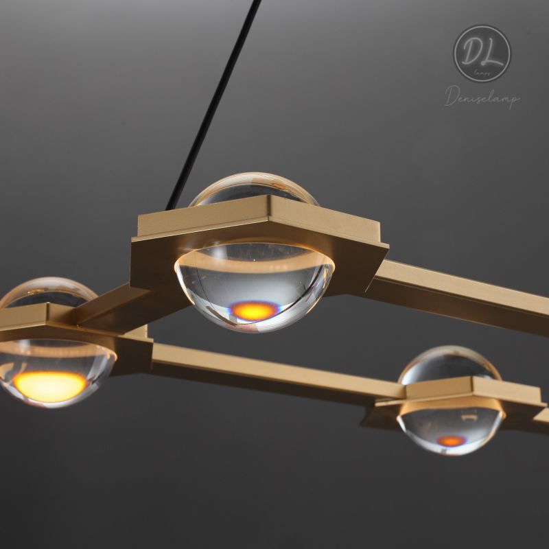 Nimbus- Splendid Star Design Rectangular Chandelier 54"/72"