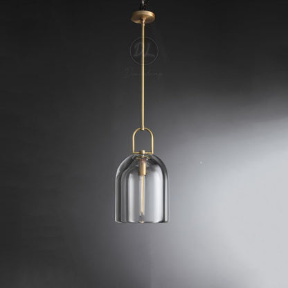 MechFriction Upscale Modern Cloche Pendant Light 5"D,8"D,10"D