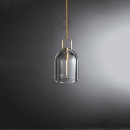MechFriction Upscale Modern Cloche Pendant Light 5"D,8"D,10"D