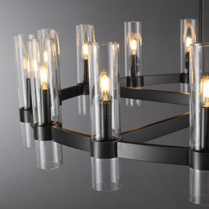 Crystalline Round Chandelier For Art Blown Glass 36"/48/60"/72"