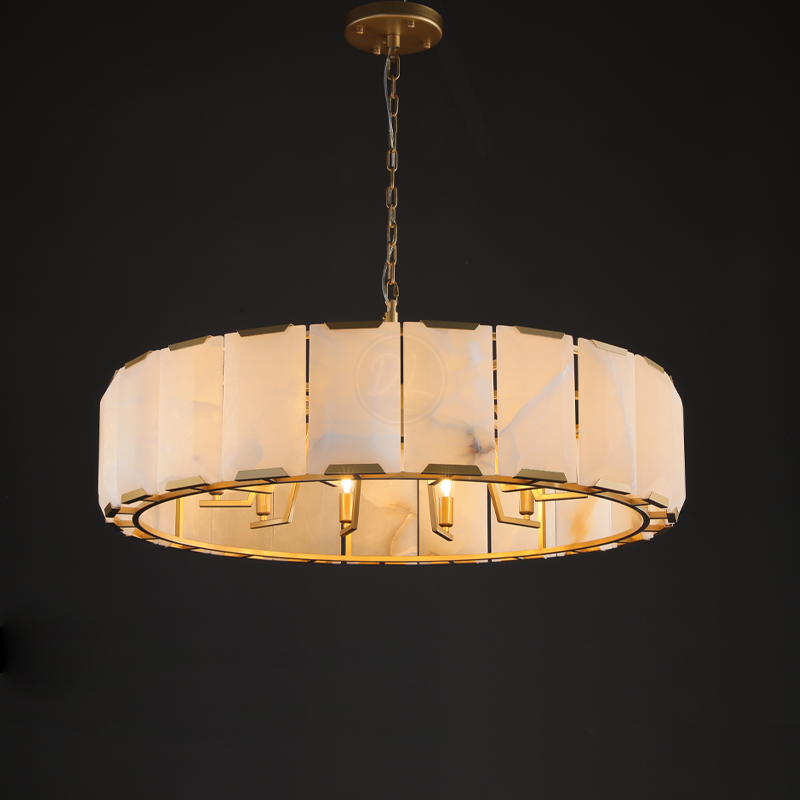 Verdant Calcite Round Chandelier 19"/31"/43"/60"