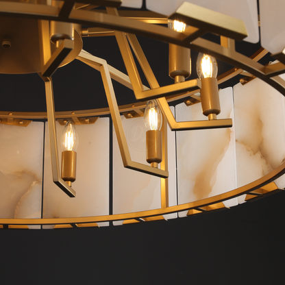 Verdant Calcite Round Chandelier 19"/31"/43"/60"