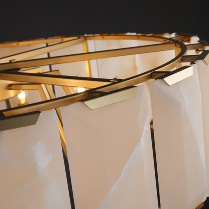 Verdant Calcite Round Chandelier 19"/31"/43"/60"