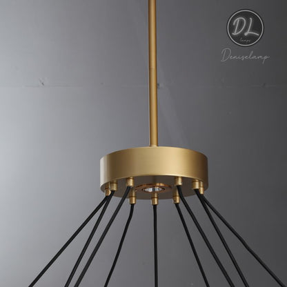 Nimbus- Splendid Star Design  2-Tier Round Chandelier 48"/ 60"