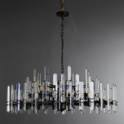 Ola Prism Round Chandelier 24"/36"/ 48"
