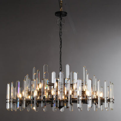 Ola Prism Round Chandelier 24"/36"/ 48"