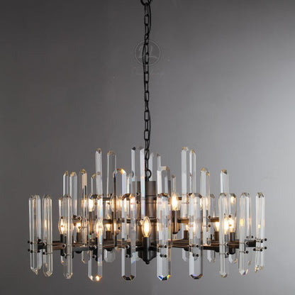 Ola Prism Round Chandelier 24"/36"/ 48"
