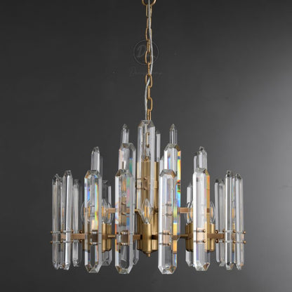 Ola Prism Round Chandelier 24"/36"/ 48"