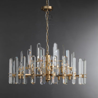 Ola Prism Round Chandelier 24"/36"/ 48"