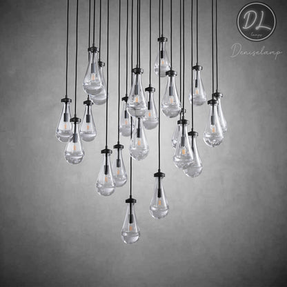 Seaward Raindrop Modern Exquisite Glass round chandelier 18"/36"/47"/60"