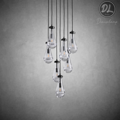 Seaward Raindrop Modern Exquisite Glass round chandelier 18"/36"/47"/60"