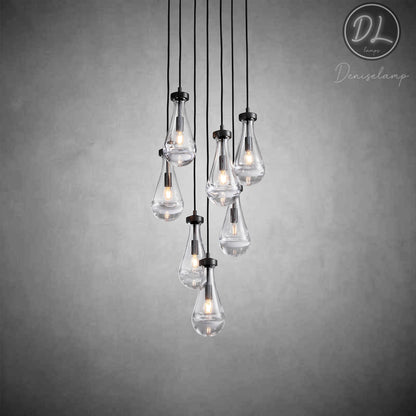 Seaward Raindrop Modern Exquisite Glass round chandelier 18"/36"/47"/60"