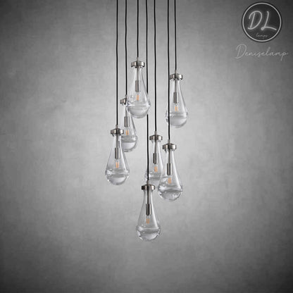 Seaward Raindrop Modern Exquisite Glass round chandelier 18"/36"/47"/60"