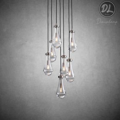 Seaward Raindrop Modern Exquisite Glass round chandelier 18"/36"/47"/60"