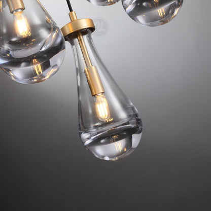 Seaward Raindrop Modern Exquisite Glass round chandelier 18"/36"/47"/60"