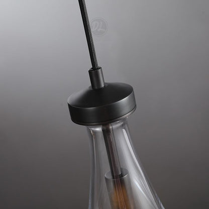 Seaward Modern Raindrop Exquisite Glass Pendant Cord