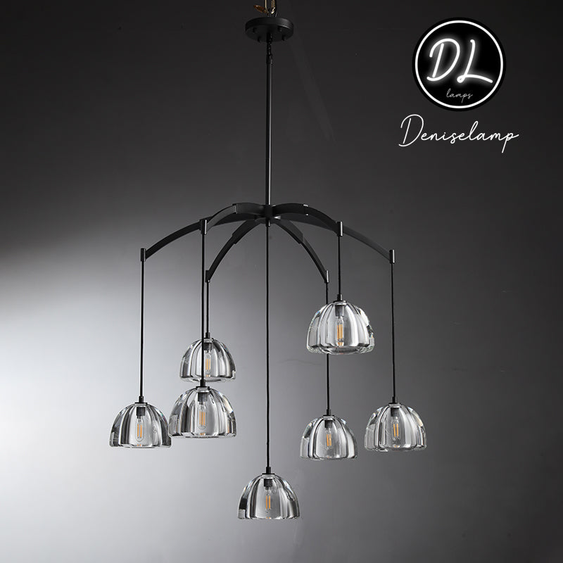 Aurora Modern Glass Round Chandelier 36''/48"/60''